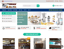 Tablet Screenshot of mayxaythuocbac.com